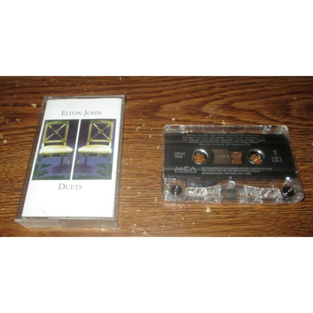Elton John - Duets on cassette (MCA Records, 1993)